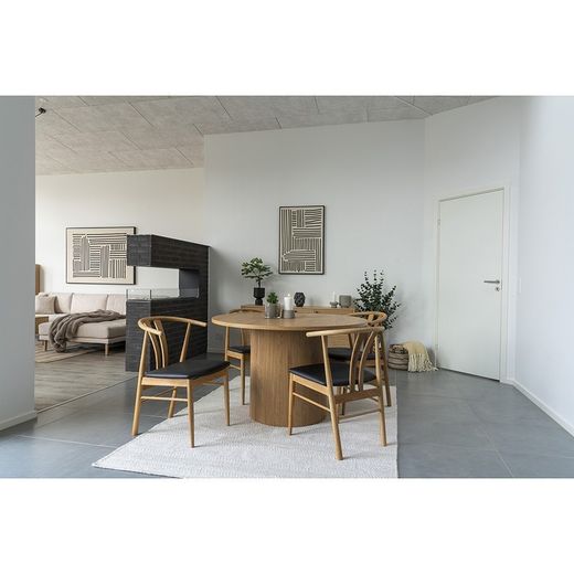 Quadro, 60 x 4 x 90 cm, su tela stampata in nero e beige | Collezione Lipari