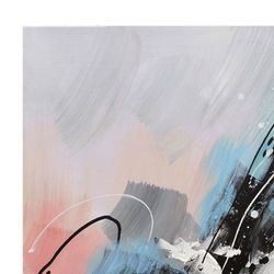 Quadro astratto, 100 x 3,5 x 100 cm, a olio | Collezione Astratto