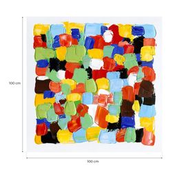 Quadro astratto colori quadri I, 100 x 100 cm | Collezione Serie Astratto