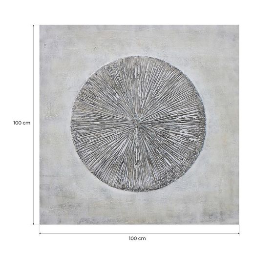 Quadro astratto con effetto 3D, 100 x 100 cm | Collezione Serie Astratto