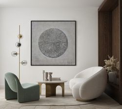 Quadro astratto con effetto 3D, 100 x 100 cm | Collezione Serie Astratto