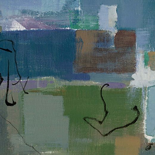 Quadro astratto multicolore II, 50 x 70 cm | Collezione Serie Abstracto