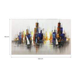Quadro Astratto Vele, 100 x 60 cm | Collezione Serie Astratto