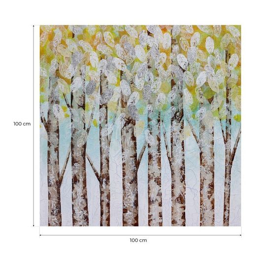 Quadro bosco, 100 x 100 cm | Collezione Serie Naturaleza