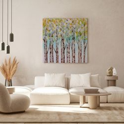 Quadro bosco, 100 x 100 cm | Collezione Serie Naturaleza
