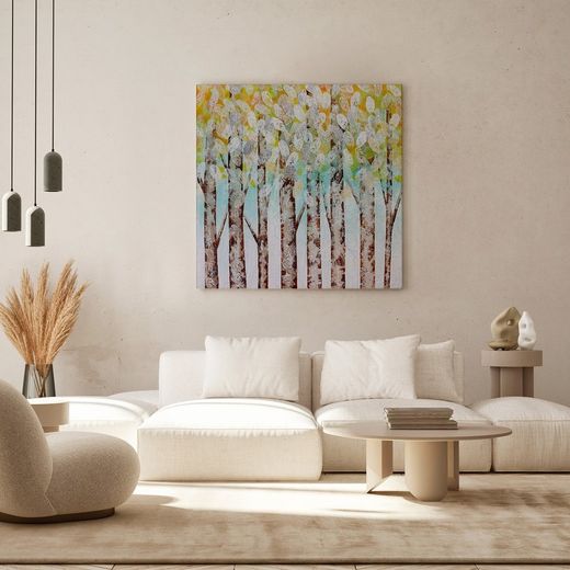 Quadro bosco, 100 x 100 cm | Collezione Serie Naturaleza