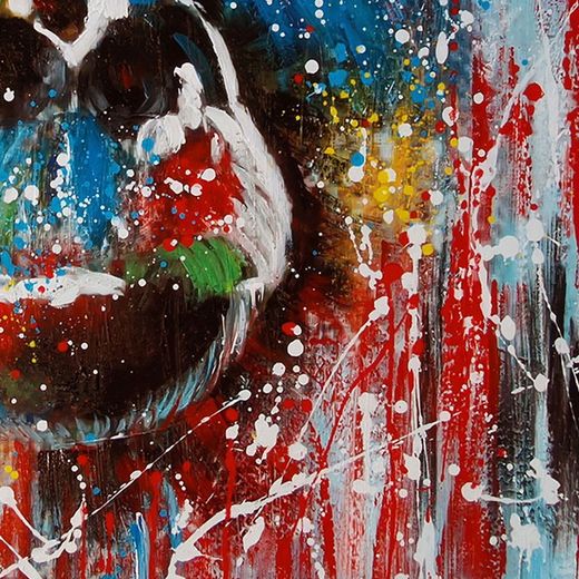 Quadro di gorilla, 100 x 100 cm, a olio | Collezione Animali