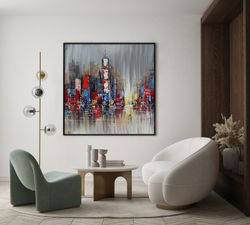 Quadro di grattacieli, 100 x 100 cm | Collezione Urbano