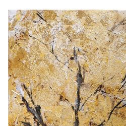 Quadro albero autunno, 100 x 100 cm, a olio | Collezione Natura