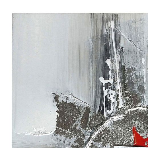 Quadro decorativo 3D, 100 x 100 cm, ad olio multicolore | Collezione Abstract