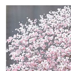 Quadro decorativo con albero e fiori bianchi, 120 x 160 cm | Collezione Natura