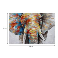 Cuadro elefante, 120 x  80 cm |  Colección Serie Animales