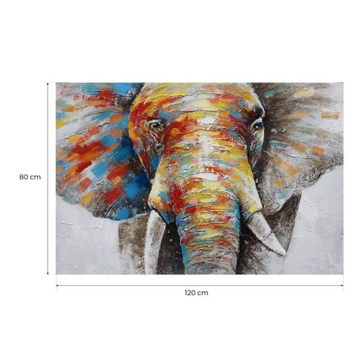 Cuadro elefante, 120 x  80 cm |  Colección Serie Animales