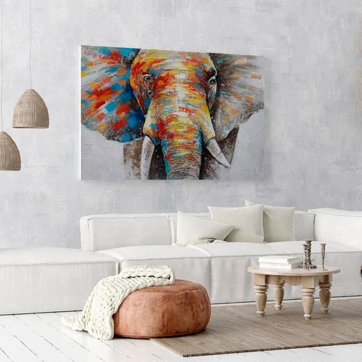 Cuadro elefante, 120 x  80 cm |  Colección Serie Animales