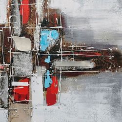 Quadro decorativo 3D rettangoli, 120 x 80 cm | Collezione Abstracto