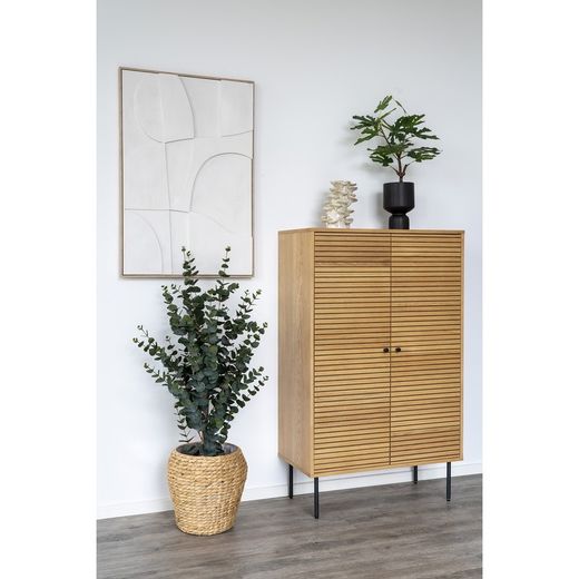 Quadro in rilievo, 60 x 3 x 90 cm, su tela bianca | Collezione Madeline I