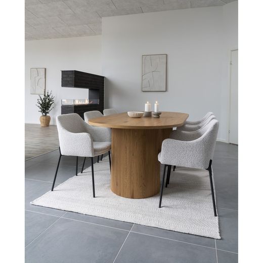 Quadro in rilievo, 60 x 3 x 90 cm, su tela bianca | Collezione Madeline II