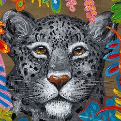 Quadro leopardo nella giungla, 140 x 200 cm | Collezione Animali