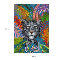 Quadro leopardo nella giungla, 140 x 200 cm | Collezione Animali