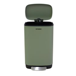 CATTERHOUSE Planeta 30L Metall-Recycling- und Abfalleimer, 33,5 x 30 x 60,5 cm, mit Pedal, herausnehmbarem Eimer und Soft-Close-Funktion – Modernes und praktisches Design für Küche und Bad