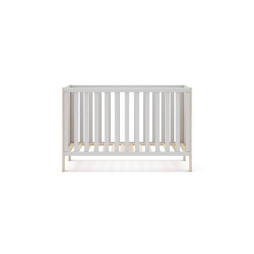 Culla, 123,2 x 65,5 x 80 cm, in legno di pino bianco e naturale | Collezione Esteban