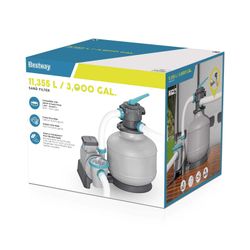 Filtre à sable Bestway 11.355 l/h pour piscines démontables