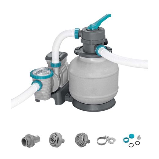 Filtro de areia Bestway 8.327 l/h para piscinas desmontáveis