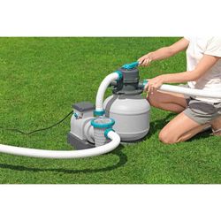 Filtro de areia Bestway 8.327 l/h para piscinas desmontáveis