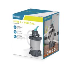 Filtre à sable Bestway pour piscine démontable 3.596 l/h, connexion 32 mm