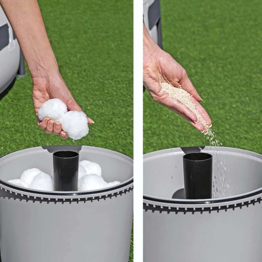 Filtre à sable Bestway pour piscine démontable 3.596 l/h, connexion 32 mm
