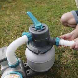Filtro de areia Bestway 6.056 l/h para piscinas desmontáveis