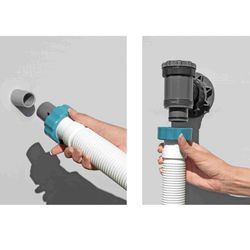 Filtro de areia Bestway 6.056 l/h para piscinas desmontáveis
