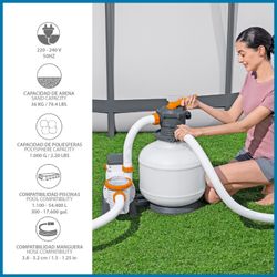 Filtro a sabbia Bestway Flowclear 11.355 l/h per piscine fuori terra