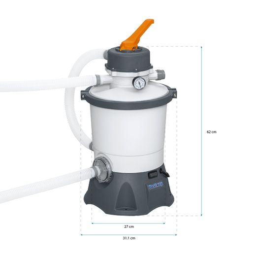 Depuradora de Arena Bestway Flowclear 3.028 L/h con Dispensador Químico