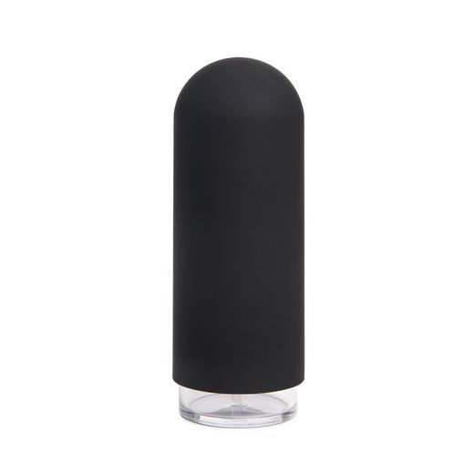 Dispensador de jabón, 7 x 10 x 20 cm, de abs en negro | Colección Penguin