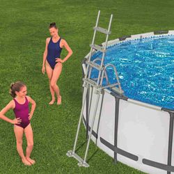Échelle de Sécurité Bestway Flip & Lock pour Piscines de 122 cm