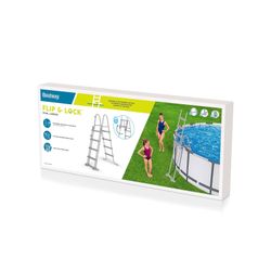 Échelle de Sécurité Bestway Flip & Lock pour Piscines de 122 cm