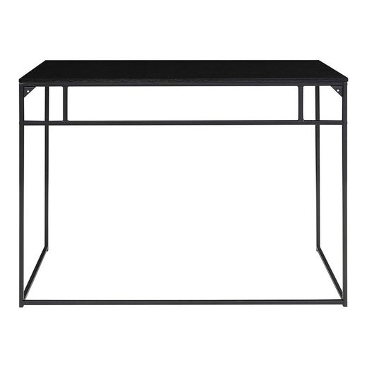 Scrivania, 100 x 45 x 75 cm, in legno e acciaio nero | Collezione Vita