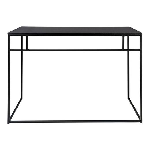 Scrivania, 100 x 45 x 75 cm, in legno e acciaio nero | Collezione Vita