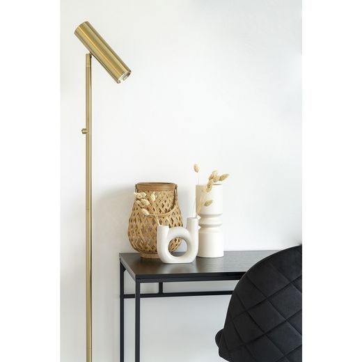 Scrivania, 100 x 45 x 75 cm, in legno e acciaio nero | Collezione Vita