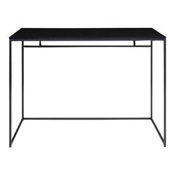 Scrivania, 100 x 45 x 75 cm, in legno e acciaio nero | Collezione Vita
