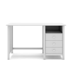 Scrivania, 120 x 54 x 74 cm, in legno di pino bianco | Collezione Max