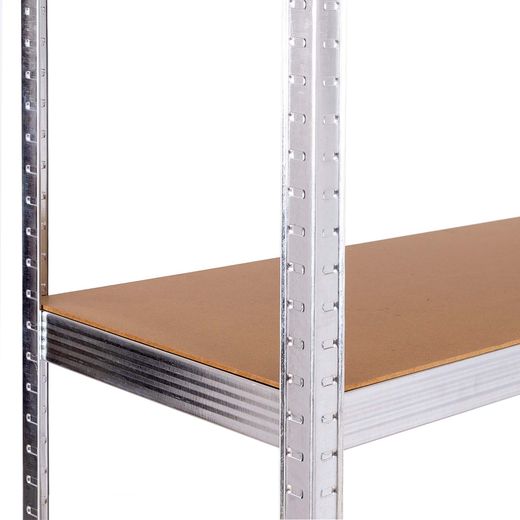 Estantería Metálica CATTERHOUSE Max Pro 120x40x180 cm - Almacenaje Industrial de Acero Galvanizado y MDF con 5 Baldas Ajustables, Soporta hasta 875 kg, Ideal para Garaje, Taller o Almacén