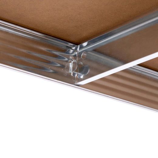 Estantería Metálica CATTERHOUSE Max Pro 120x40x180 cm - Almacenaje Industrial de Acero Galvanizado y MDF con 5 Baldas Ajustables, Soporta hasta 875 kg, Ideal para Garaje, Taller o Almacén