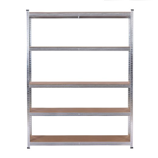 Estantería Metálica CATTERHOUSE Max Pro 120x40x180 cm - Almacenaje Industrial de Acero Galvanizado y MDF con 5 Baldas Ajustables, Soporta hasta 875 kg, Ideal para Garaje, Taller o Almacén