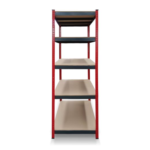 Estantería Metálica CATTERHOUSE Rack Cargo Advance 120, 120x60x180 cm, de Acero Galvanizado y MDF con Baldas Ajustables en Altura