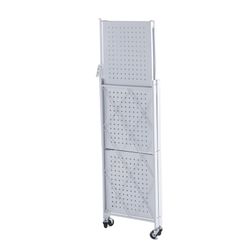 Prateleira dobrável, 71,5 x 36 x 84 cm, de aço branco | Coleção Kim