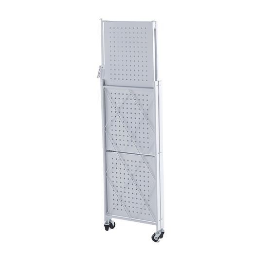 Prateleira dobrável, 71,5 x 36 x 84 cm, de aço branco | Coleção Kim