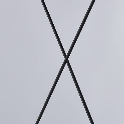 Estante pieghevole, 71,5 x 36 x 84 cm, in acciaio nero | Collezione Kim