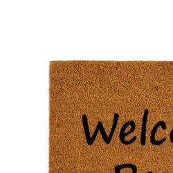 Tappeto da ingresso, 60 x 40 x 3 cm, in fibra di cocco marrone | Collezione Welcome to Paradise